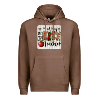 Chestnut very merry teacher christmas coaster Premium Hoodie - Jasminsmagicworld