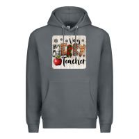 Rock very merry teacher christmas coaster Premium Hoodie - Jasminsmagicworld