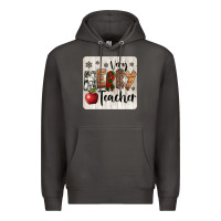 Smoke very merry teacher christmas coaster Premium Hoodie - Jasminsmagicworld