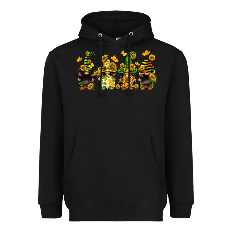 Sunflower Gnomies Heavyweight Hoodie by FaDigitalArtStudio | Teevron