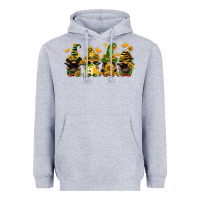 Heather Grey sunflower gnomies Heavyweight Hoodie - FaDigitalArtStudio