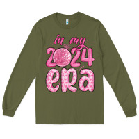 Army Green in my 2024 era Long Sleeve Tee - MaliasSmallBusiness