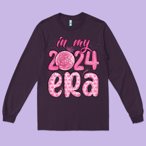 In My 2024 Era Long Sleeve Tee Designed By Maliassmallbusiness