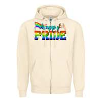 Sandshell happy pride Zipper Hoodie - texasbilliewilder
