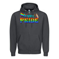 Smoke happy pride Zipper Hoodie - texasbilliewilder