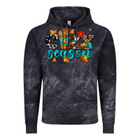 Cloud Black cozy season with coffee cup Vintage Hoodie - AdoDesignShop