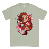 Matcha red dragon and sakura cherry blossoms Classic Tee - RanaPortraitStore