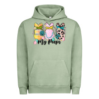 Pigment Oil Green my peeps Urban Hoodie - MaliasSmallBusiness