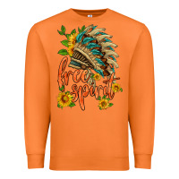 Carrot free spirit sunflower and indian headdress Premium Sweatshirt - HRA Design Shop