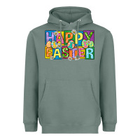 Sage happy easter with eggs Heavyweight Hoodie - Neo Western