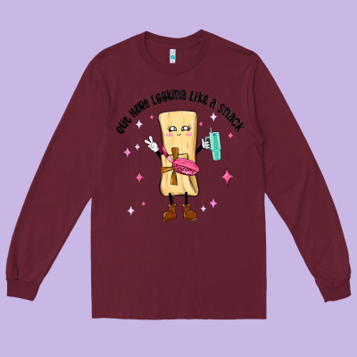 Long Sleeve Tee out here looking like a snack
