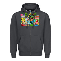 Smoke teacher off duty coffee cups Zipper Hoodie - Zillion Design Studio