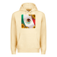 Pina Colada mexican flag sunflowers and leopard coaster Premium Hoodie - Jasminsmagicworld