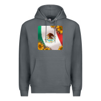 Rock mexican flag sunflowers and leopard coaster Premium Hoodie - Jasminsmagicworld