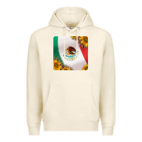 Tofu mexican flag sunflowers and leopard coaster Premium Hoodie - Jasminsmagicworld