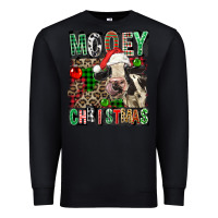 Black Mooey christmas Premium Sweatshirt - FaDigitalArtStudio