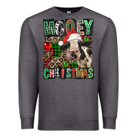Charcoal Heather Mooey christmas Premium Sweatshirt - FaDigitalArtStudio