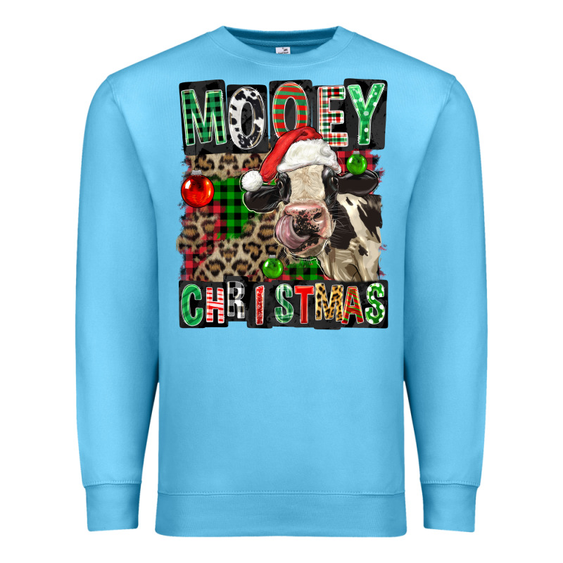 Mooey Christmas Premium Sweatshirt by FaDigitalArtStudio | Teevron