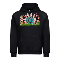 Black hop rabbit Urban Hoodie - MaliasSmallBusiness