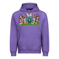Tulip hop rabbit Urban Hoodie - MaliasSmallBusiness
