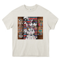Cream happy easter Heavy Core Tee - CowhideDigitalArt