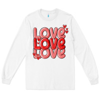White love valentines day Long Sleeve Tee - MaliasSmallBusiness