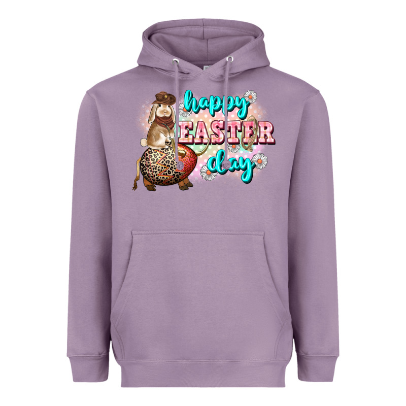 Happy Easter Day Rodeo Easter Day Heavyweight Hoodie by CowGirlArtShop | Teevron
