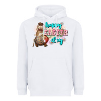 White Happy Easter Day rodeo Easter Day Heavyweight Hoodie - CowGirlArtShop
