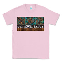 Bubblegum Pink Rusty Sunflowers with Cowhide and Turquoise Classic Tee - RanaPortraitStore
