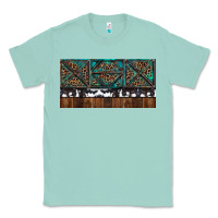 Seafoam Rusty Sunflowers with Cowhide and Turquoise Classic Tee - RanaPortraitStore