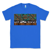 True Royal Rusty Sunflowers with Cowhide and Turquoise Classic Tee - RanaPortraitStore