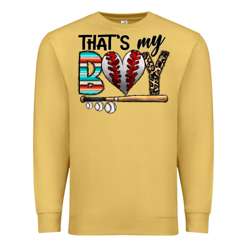 Baseball Premium Sweatshirt by CowhideDigitalArt | Teevron