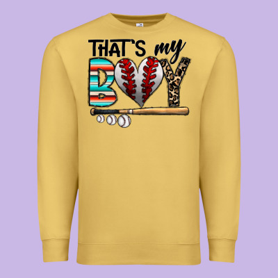 Baseball Premium Sweatshirt Designed By Cowhidedigitalart