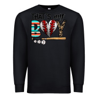 Black baseball Premium Sweatshirt - CowhideDigitalArt