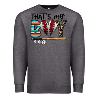Charcoal Heather baseball Premium Sweatshirt - CowhideDigitalArt