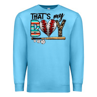 Ocean Blue baseball Premium Sweatshirt - CowhideDigitalArt