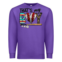 Purple baseball Premium Sweatshirt - CowhideDigitalArt
