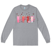 Heather Grey obsessive cup disorder valentines day Long Sleeve Tee - MaliasSmallBusiness
