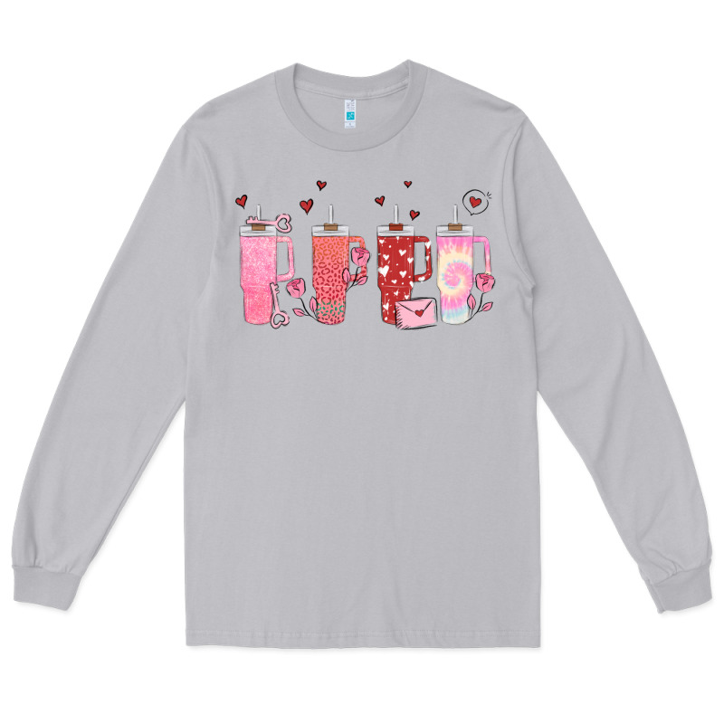 Obsessive Cup Disorder Valentines Day Long Sleeve Tee by MaliasSmallBusiness | Teevron