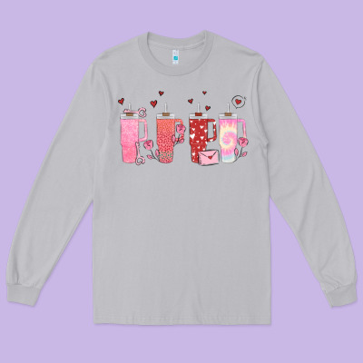Long Sleeve Tee obsessive cup disorder valentines day
