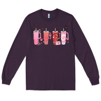 Plum obsessive cup disorder valentines day Long Sleeve Tee - MaliasSmallBusiness