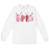 White obsessive cup disorder valentines day Long Sleeve Tee - MaliasSmallBusiness