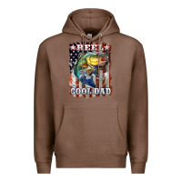 Chestnut Reel Cool Dad Bass Premium Hoodie - LillyAllenDesigns
