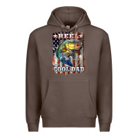 Coffee Reel Cool Dad Bass Premium Hoodie - LillyAllenDesigns