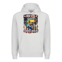Dove Grey Reel Cool Dad Bass Premium Hoodie - LillyAllenDesigns