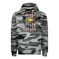 Slate Camo Reel Cool Dad Bass Premium Hoodie - LillyAllenDesigns