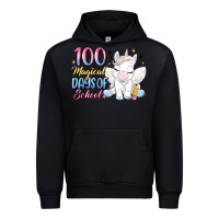 Black 100 magical days of school Urban Hoodie - MaliasSmallBusiness
