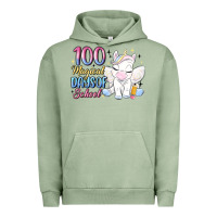 Pigment Oil Green 100 magical days of school Urban Hoodie - MaliasSmallBusiness