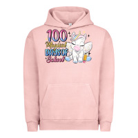 Pigment Salmon 100 magical days of school Urban Hoodie - MaliasSmallBusiness