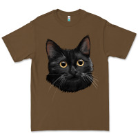 Cacao Bombay Cat Face Premium Tee - LillyAllenDesigns